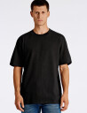 Lindbergh O-Neck Tee Oversize S/S - Black - XL