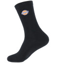 Valley Grove Embroidered Sock Black 35-38