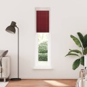 Plisségardin Bordeaux Rød 45x200 cm Stoff Bredde 44,4