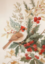 Christmas Bird Plakat Plakat / 100x150cm