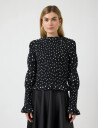 YAS Yaschemma Ls Smock Top Noos   Black   XS