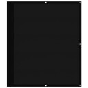  Balkongskjerm svart 120x700 cm 100% polyester oxford
