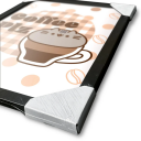 Pusheen Innrammet Bilde 30 x 40 cm Coffee Plz