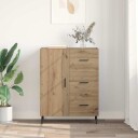 Serviesskap Artisan Eik 69,5 x 34 x 90 cm Ingeniørtre og jern