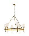 Classic Ring Chandelier Brass