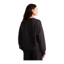 The North Face W Tnf Essential Simple Dome Boxy Os Crew   Black   M