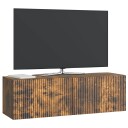  Vegghengt TV skap Røkt Eik 98 x 31 x 30 cm Konstruert tre