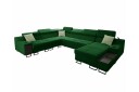 Galbally 5 seters Hjørnesofa   Mørkegrønn
