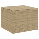  Putekasse blandet beige 291L cm polyrotting 365339