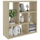 vidaXL Vegghylle sonoma eik 45,1x16x45,1 cm sponplate