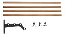 Essem Design Nostalgi 291 p?bygging hattehylle 100 cm Bambus-svart