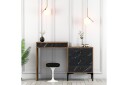 Ameias Sminkebord 124x84,7 cm Brun/Svart - Hanah Home