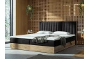 Oppbevaringsseng HARMONY 140x200   Svart