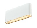 SLV - Oval 18 LED Utendørs Vegglampe IP65 White SLV