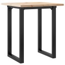  Spisebord O-ramme 70x70x75,5 cm heltre furu og støpejern 3282737