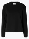 Selected Femme Essential Long Sleeve Boxy Tee Sort M