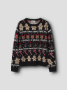 Name It Black Nknrasko Ls Strikk Box 116