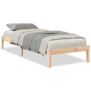  Ekstra lang sengeramme uten madrass 80x220 cm heltre furu