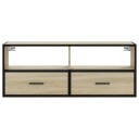  TV-benk sonoma eik 100x31x39,5 cm konstruert tre og metall 8721102839894