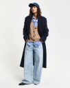 Cardigan i ekstra fin lammeull CARAMEL BEIGE L