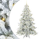  Kunstig sammensatt juletre med 300 LED med stativ 180 cm PVC