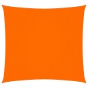 vidaXL Solseil oxfordstoff firkantet 3,6x3,6 m oransje