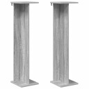 vidaXL Planteholder 2 pcs Grå Sonoma 25 x 25,5 x 100,5 cm