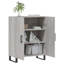 vidaXL Skjenk grå sonoma 69,5x34x90 cm konstruert tre