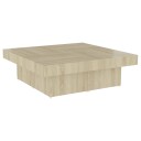 vidaXL Salongbord sonoma eik 90x90x28 cm sponplate