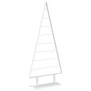 vidaXL Metall juletre KUOPIO 180 cm Stål Hvit