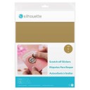 Silhouette Media Scratch Gld Gull Rektangel 215,9 Mm 279,4 Mm 5 Ark