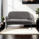 Zyricus 2 seters sofa Teddy   Grå