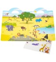 Melissa & Doug Reusable Puffy Stickers Safari