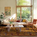 Wilton teppe   Peking Majestic gull Størrelse: 140 x 200 cm