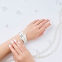 Casio Dameklokke LQ 24B 7BEF Pop Hvit/Resinplast Ø31.5 mm
