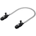Mister B Pinch Battery Clamps Adjustable with Chain Black   - Forskjellige farger
