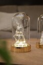 Markslöjd ISLA Glasskuppel reinsdyr Messing/Klar