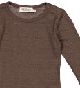 MarMar Body I/e Ull Bense Terre MarMar 2 år (92) Langermet Body Brun