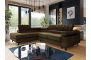 Amshyttan Sofa med Sjeselong 3 seter   Brun