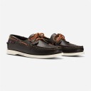 Sebago Docksides Portland Martellato Dark Brown