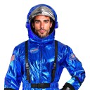 Widmann Astronaut Blå Metallic Herre Kostyme Small 29011