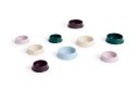 HAY Column Liten Lysestake Bordeaux – Minimalistisk Design 10 cm
