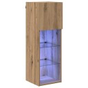  Vegghengt TV skap Artisan Eik 30,5 x 30 x 90 cm Konstruert tre