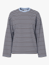 Pieces Sadie Long Sleeve Top Blå XXL