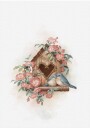 Bird House and Rose Plakat Plakat / 100x150cm