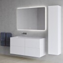Copenhagen Bath SQ2 Servantskap 120 120x45x60 cm med servant Hvit Matt