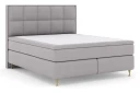 Select No 6 Komplett Sengepakke 180x200 Medium Memory/Pocket Lysegrå/Gullben