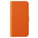 INCOVER Samsung Galaxy A24 PU Litchi Skin Flip Deksel med Magnetisk Luk - Oransje