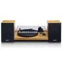 Lenco LS-500 Bluetooth Platespiller med Høyttalere i Brun