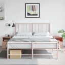  Nattbord 2 stk rosa 34,5x39x44 cm stål 841754
